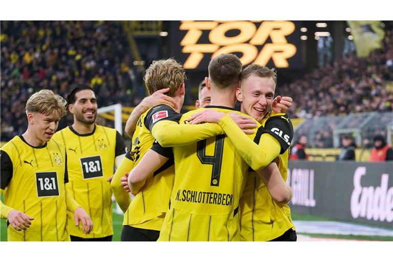 Grund zur Freude: Für den BVB soll der Sieg gegen Mainz der Startschuss für einen großen Schlussspurt sein.
