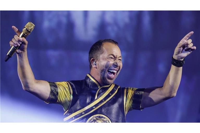 Gute Laune: DJ Bobo bei seiner „EVOLUT30N-Tour“ zum 30-jährigen Bühnenjubiläum im Sommer 2023.