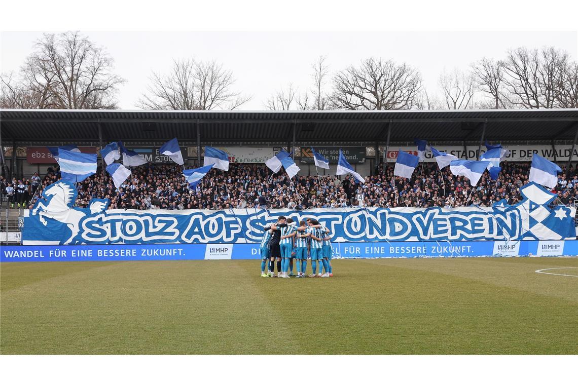 Hausaufgaben gemacht, Rückstand verkürzt Gute Unterstützung der Fans