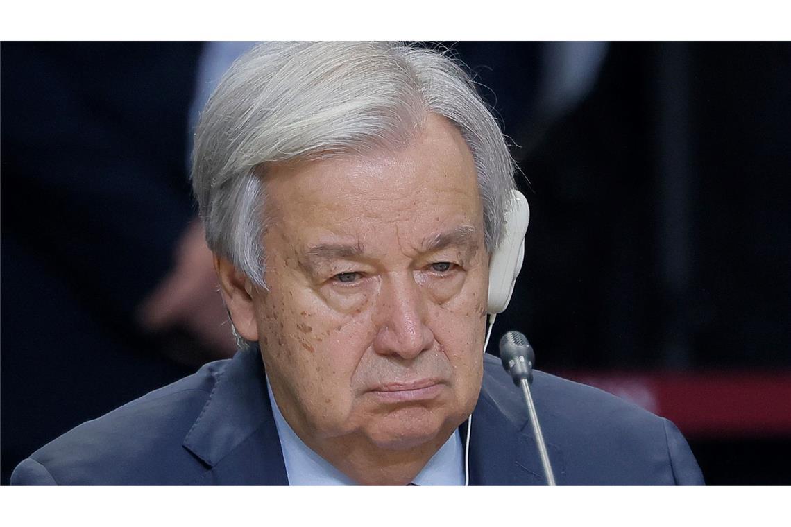 Nordkoreaner: UN-Chef fürchtet Eskalation in Ukraine-Krieg Guterres warnt vor Einsatz nordkoreanischer Soldaten in der Ukraine. (Archivbild)