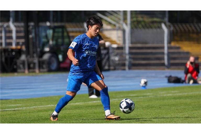 Gwang-in Lee wurde in Freiburg mit seinem Tor für den SGV Heilbronn-Freiberg zum Matchwinner.