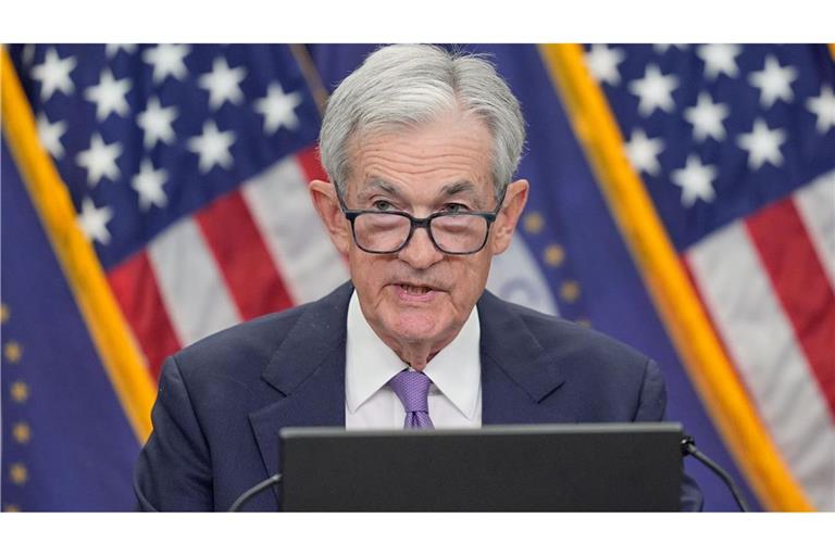 Hält KI nicht für eine Blase: Fed-Chef Powell.