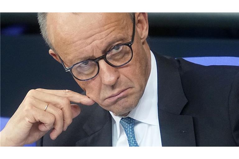 Hält seine Regierung? Bundeskanzler Friedrich Merz steht wegen der Rentenpolitik vor Problemen.