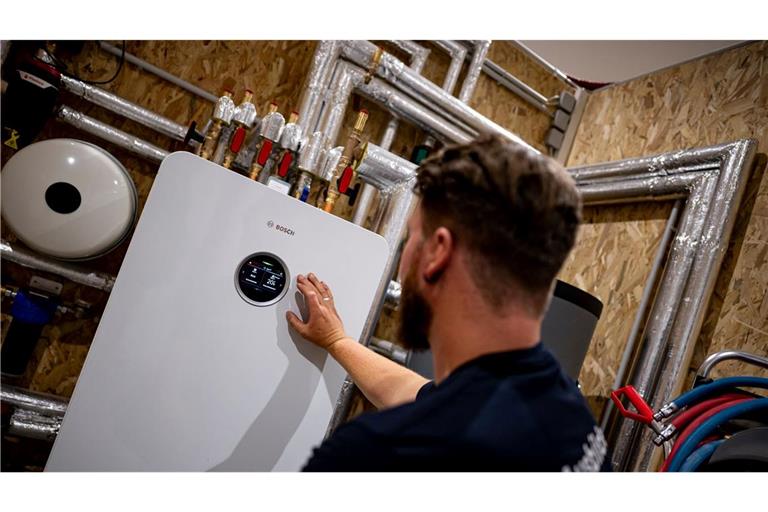 Häufig werden sich Eigentümer für eine Wärmepumpe entscheiden, glaubt Wirtschaftsministerin Reiche. (Illustration)