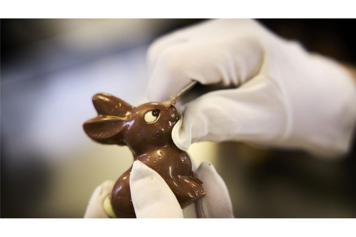 Karriere mit Zuckerguss Handarbeit am Hasen