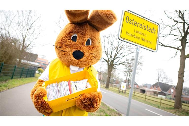 "Hanni Hase" beantwortete Briefe von Kindern aus 35 Ländern. (Archivbild)