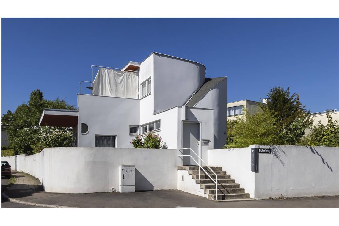 Große Auszeichnung für geplanten Bau in Stuttgarts Weissenhofsiedlung Hans Scharouns Entwurf für die Weissenhofsiedlung – ein beliebtes Fotomotiv.