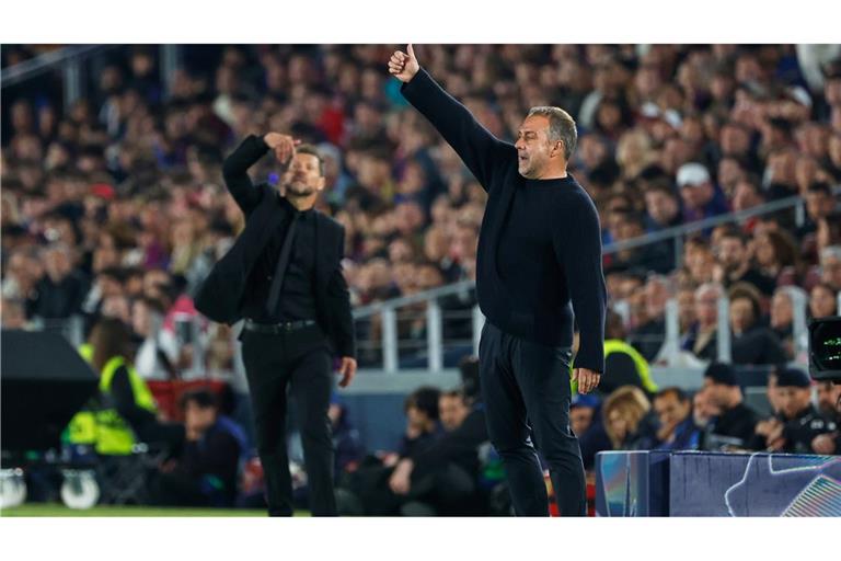 Hansi Flick erlebte einen gebrauchten Abend.