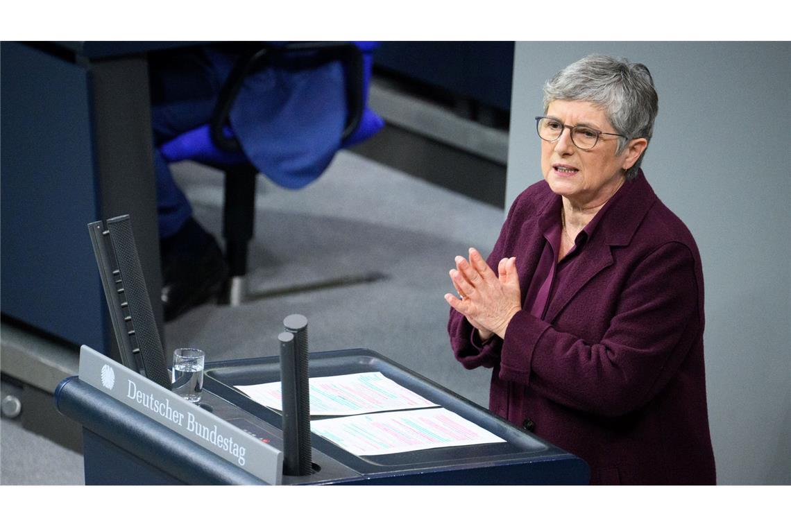 Haßelmann vermisst die Ukraine in Merz' Rede.