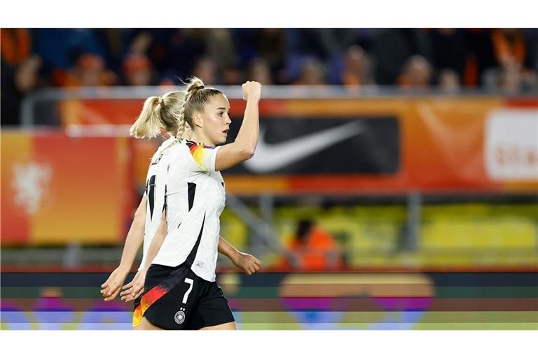 Hat Grund zur Freude: DFB-Kapitänin Giulia Gwinn.