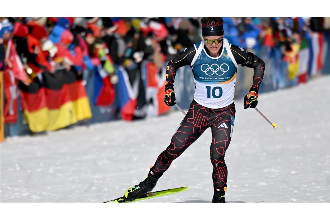 Hatte am Schießstand heftig zu kämpfen: Philipp Horn