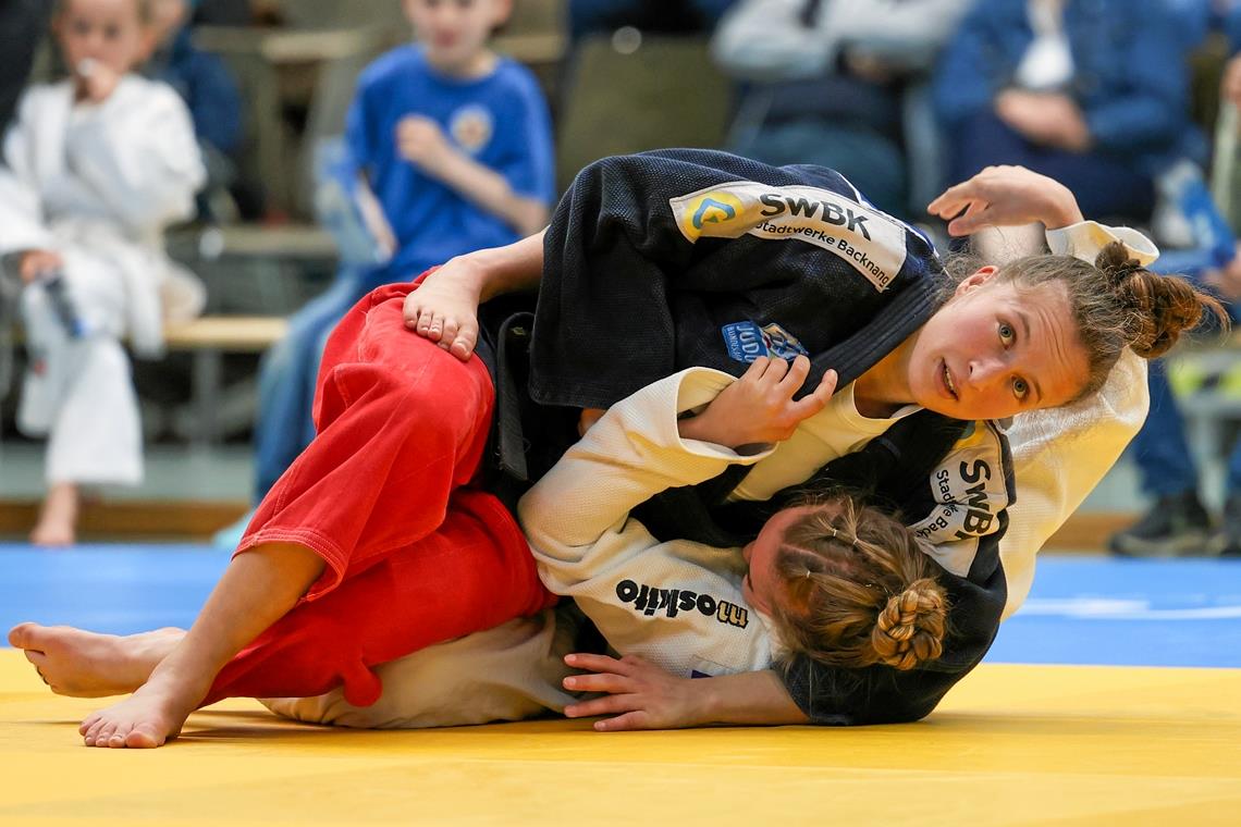 TSG-Judotalente glänzen auf internationaler Bühne Hatte in Paris bis zum Finale alles im Griff: Chiara Serra. Nur die Israelin Gal Nahum war am Ende einen Tick besser. Foto: Alexander Becher