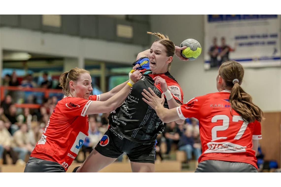 HC-Rückraumspielerin Sara Kuhrt zeigt in Herrenberg ihre bislang beste Saisonleistung.