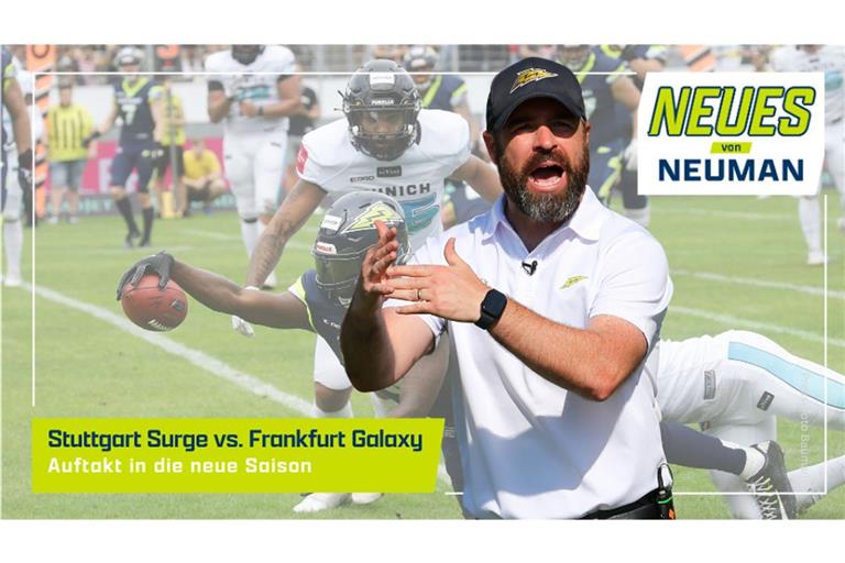 Headcoach Jordan Neuman peilt das Finale der ELF an – wir haben ihn vor der Kamera zur neuen Saison von Stuttgart Surge befragt.
