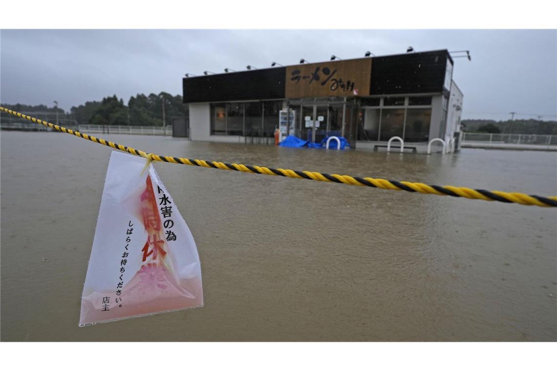 Heftige Niederschläge sorgen in Japan seit Wochen für Schlagzeilen.  