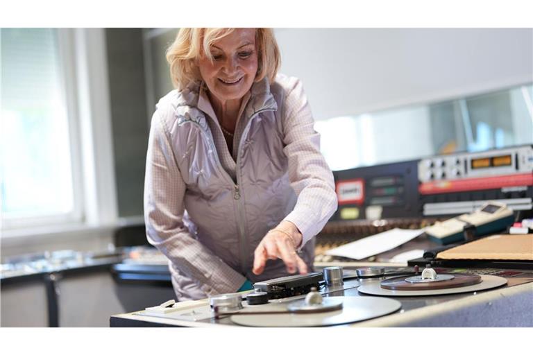 Heikedine Körting in ihrem Studio.