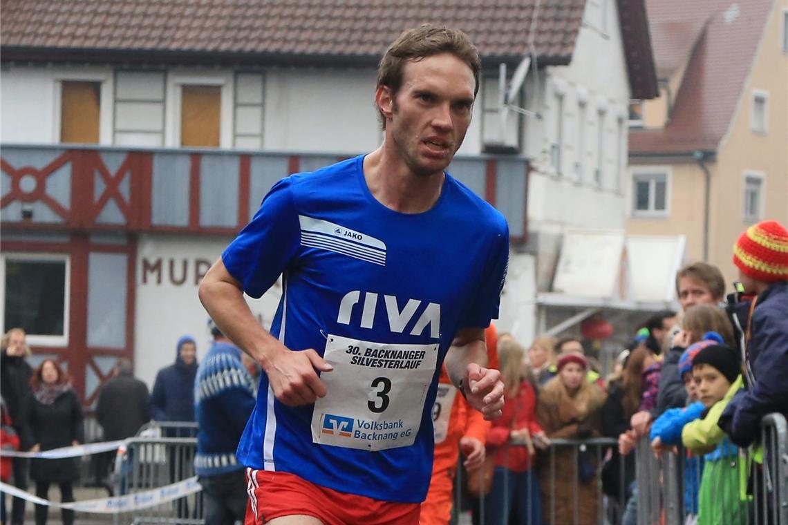 Gesichter des Backnanger Silvesterlaufs Heiko Baier.Foto: B. Strohmaier