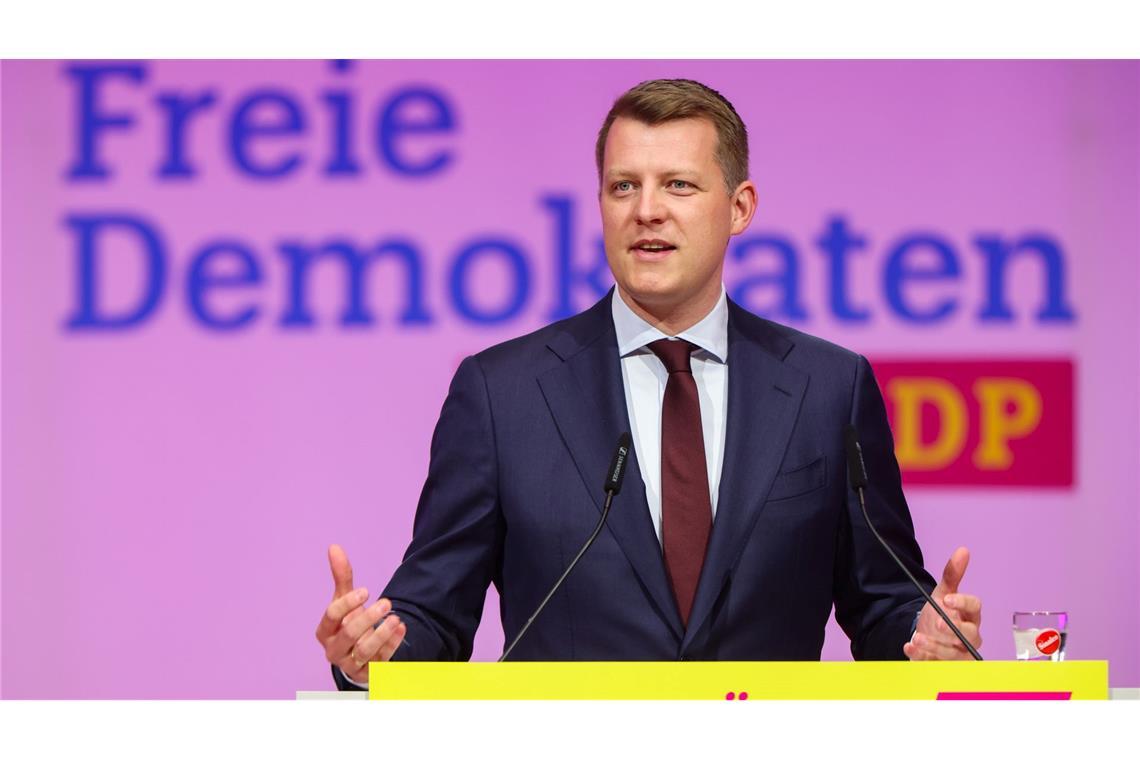 Höne startet mit Rückenwind in Kampf um FDP-Bundesvorsitz