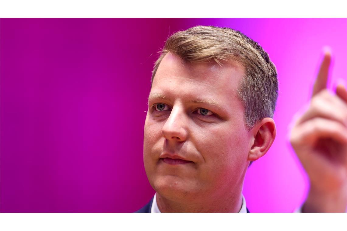 Henning Höne kämpft um den Bundesvorsitz der FDP.