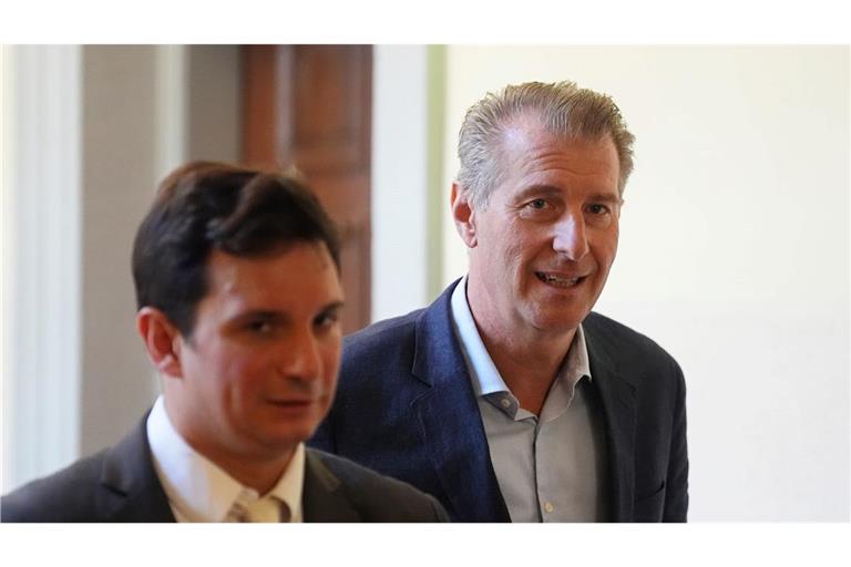 Hensel berichtete (r.) im Gericht über den jahrelangen Sorgerechtsstreit mit seiner Ex-Frau.