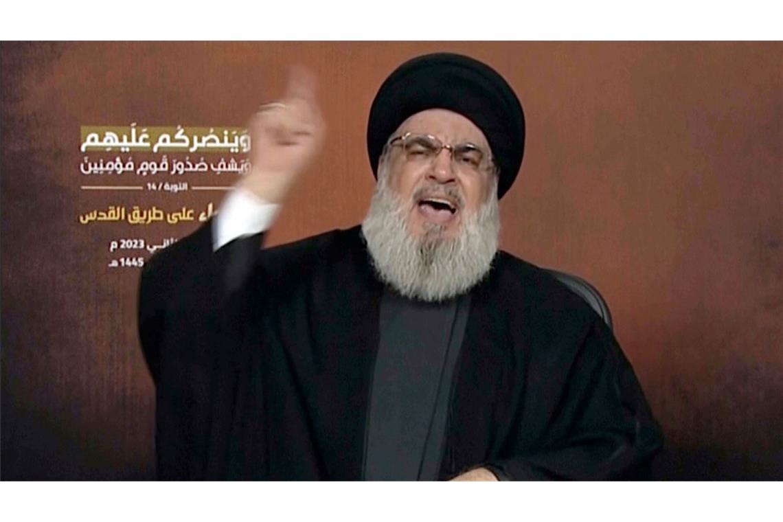 Waffenruhe im Libanon lässt auch Hoffnung für Gaza wachsen Heute findet die Gedenkveranstaltung für Nasrallah statt. (Archivbild)