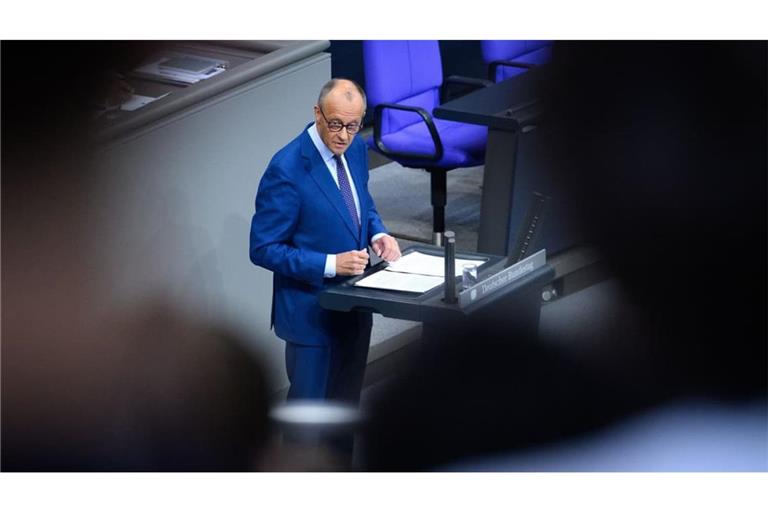 Heute gibt Merz eine Regierungserklärung vor dem EU-Gipfel ab.