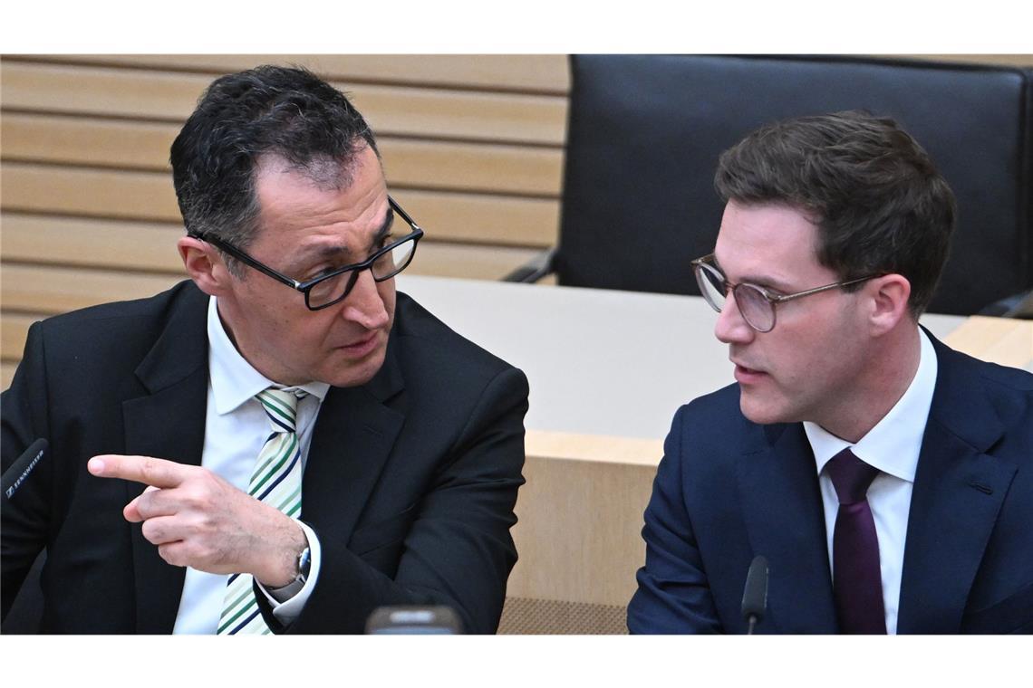 Hinter Cem Özdemir und Manuel Hagel liegt ein turbulenter Wahlkampf.