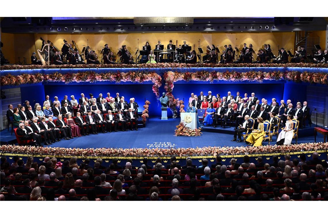 Hochfeierlich wurden alle weiteren Nobelpreisträger in Stockholm ausgezeichnet.
