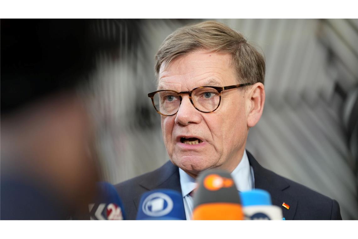 Hofft darauf, dass Ungarn seine Blockade schnell aufhebt: Deutschlands Außenminister Johann Wadephul.