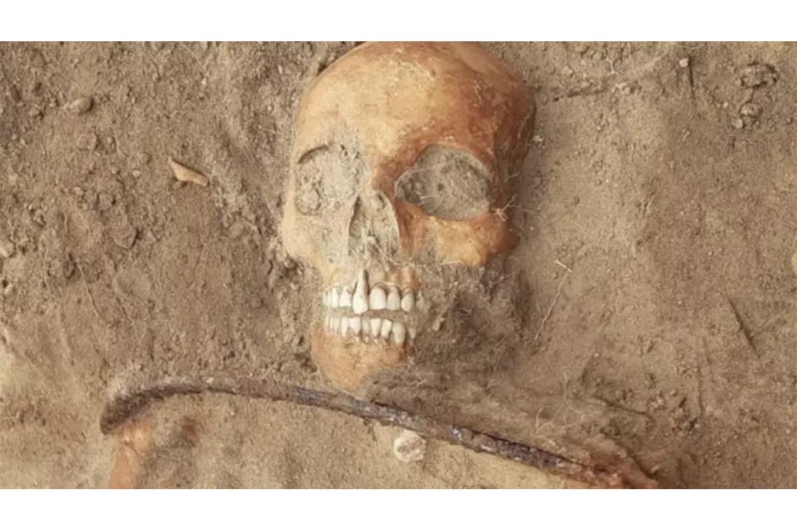 Hoher Status, nicht-lokale Abstammung und ein ungewöhnliches Schutzritual: „Vampir“- Skelett in einem Grab im polnischen Pień.