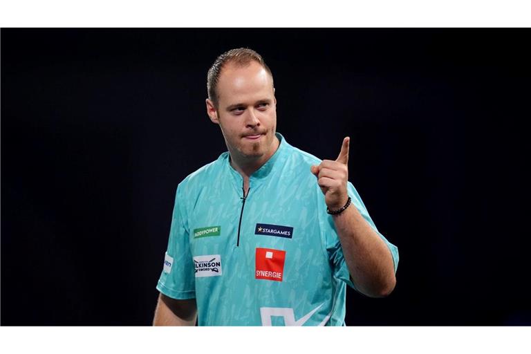 Hopp jubelt in London in Richtung seiner Box.