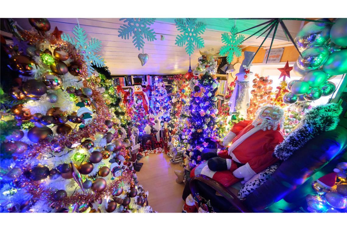 Jahr der Bestleistungen: 100 Weltrekorde aufgestellt Hunderte Weihnachtsbäume finden in einem Haus in Niedersachsen Platz (Archivbild).