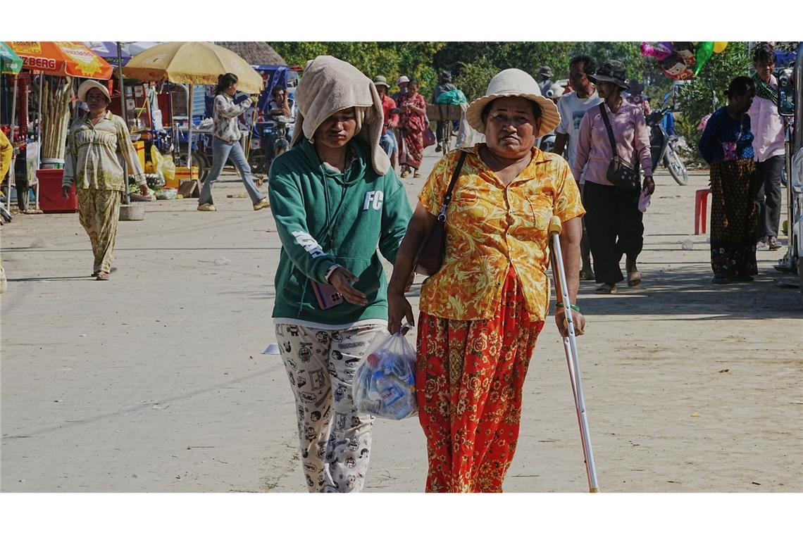 Hunderttausende Bewohner der Grenzregion wurden in die Flucht getrieben.