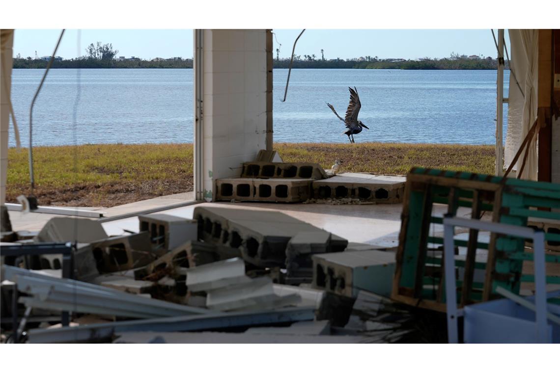 Rekord von Binnenvertriebenen weltweit - USA an der Spitze Hurrikan "Milton" hat weite Landstriche in Florida zerstört. (Archivbild)