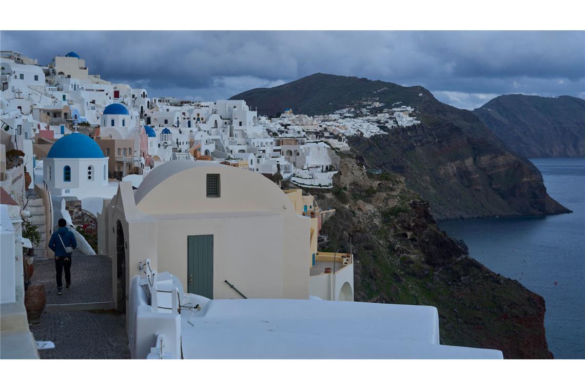 Santorini: Experten registrieren vulkanische Aktivität Idylle am Kraterrand - Santorini fürchtet die Vulkane.