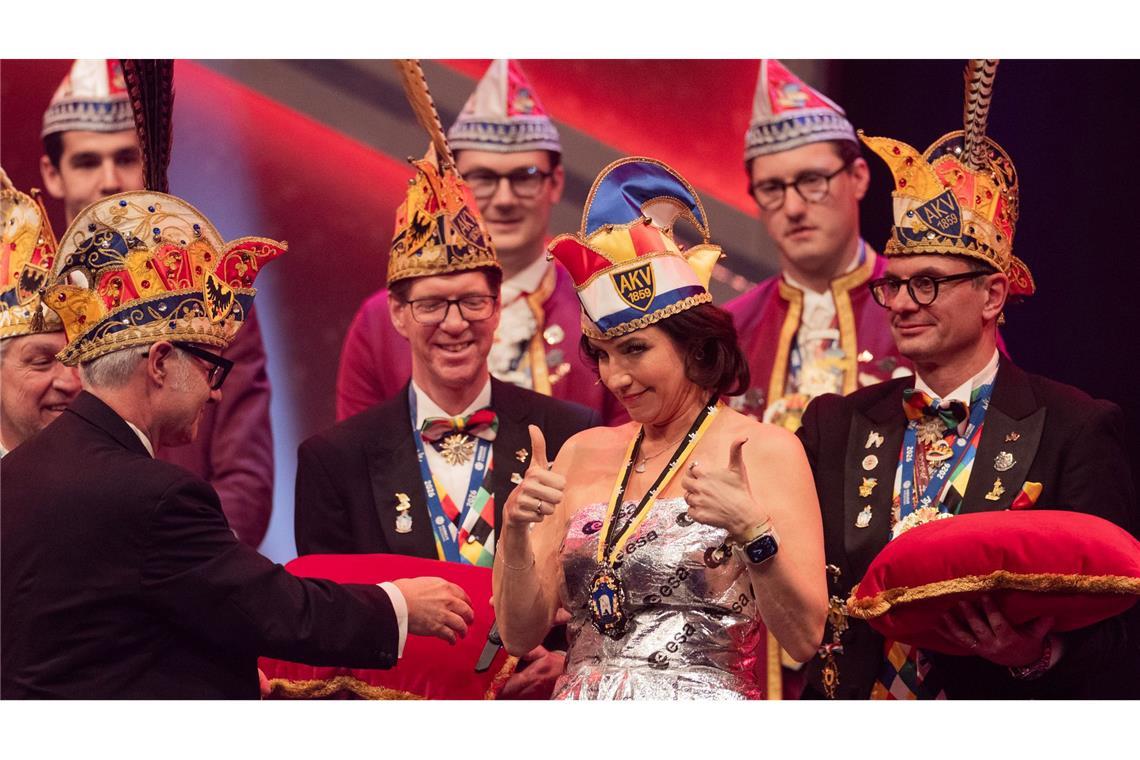 Ihre Antrittsrede trug Bär in Reimen vor.