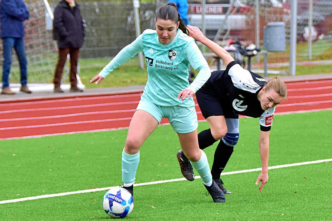 Ilirjana Musliu ist mit Oppenweiler/Sulzbach auf einem guten Weg. Archivfoto Tobias Sellmaier