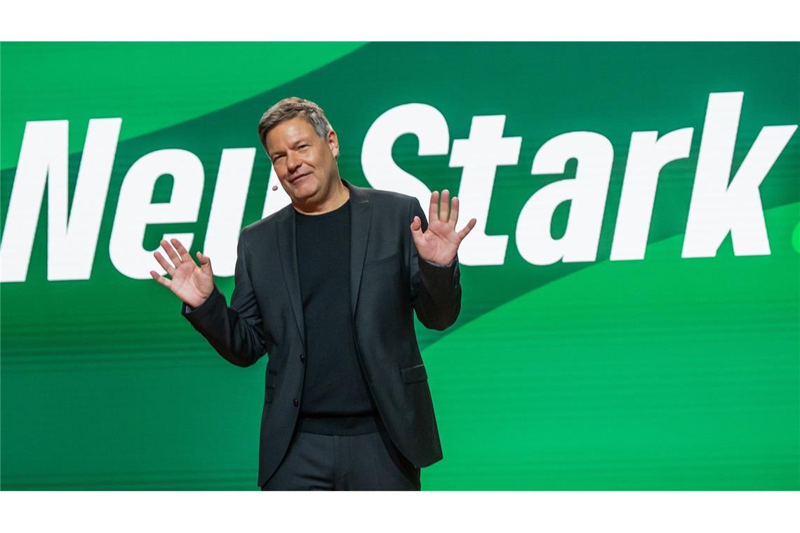 Robert Habeck führt Grüne in den Wahlkampf Im Antrag wird Robert Habeck als „Kandidat für die Menschen in Deutschland“ bezeichnet.