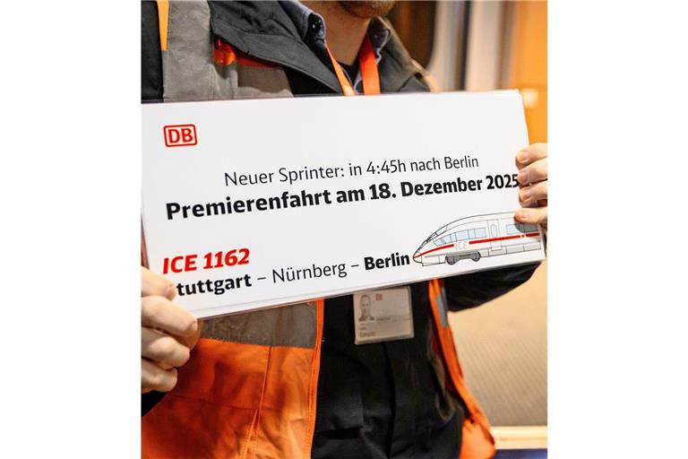Im Dezember 2025 wurde die neue Sprinterverbindung  nach Berlin gefeiert.
