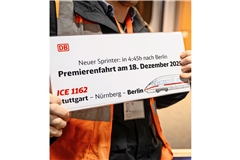 Im Dezember 2025 wurde die neue Sprinterverbindung  nach Berlin gefeiert.