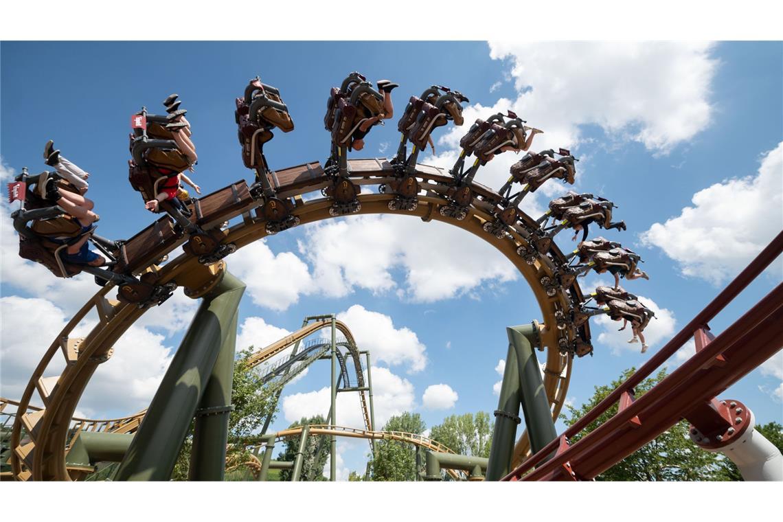 Feuer in Freizeitpark im Südwesten ausgebrochen Im Erlebnispark Tripsdrill hat es gebrannt. (Archivbild)