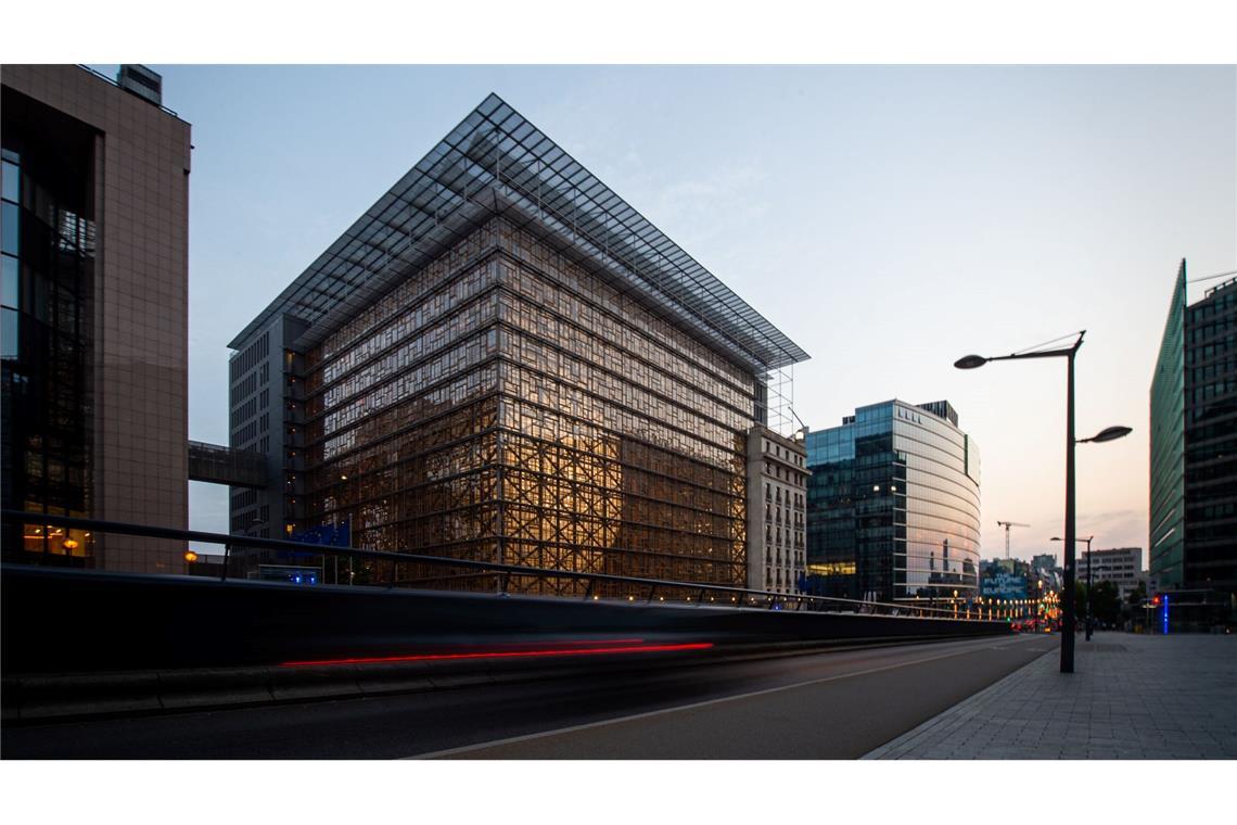 Im Europagebäude in Brüssel kamen am Donnerstagmorgen die Außenminister der Mitgliedstaaten zusammen. (Archivbild)