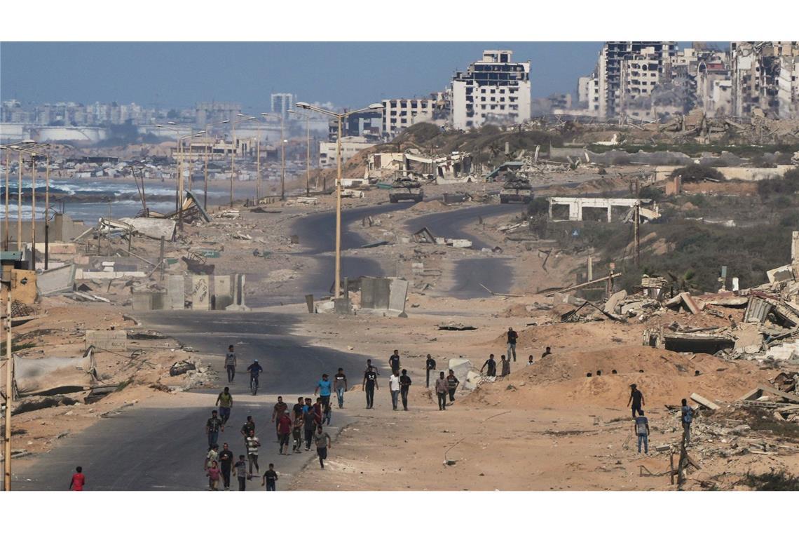 Waffenruhe im Gaza-Krieg in Kraft getreten Im Gaza-Krieg sollen nun die Waffen schweigen.