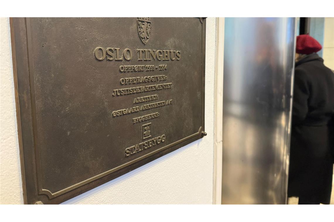 Im Gericht in Oslo findet der Vergewaltigungsprozess gegen Marius Borg Høiby statt.