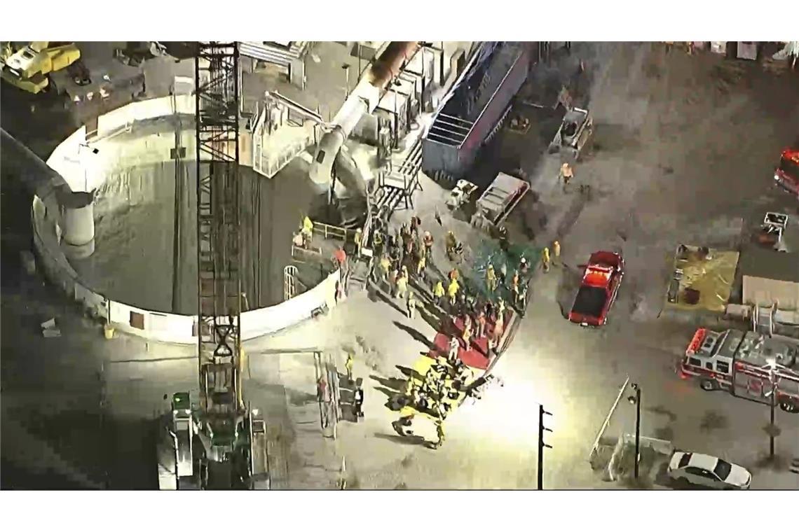 Tunneleinsturz in Los Angeles: 31 Arbeiter gerettet Im Großraum Los Angeles ist ein Tunnel eingestürzt.