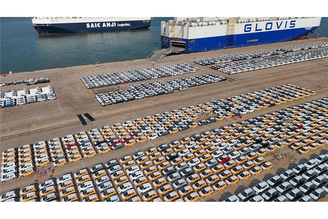 China verzeichnet vor Trump Rekord im Außenhandel Im Handelsstreit führten die USA und die EU mitunter sehr hohe Zölle auf E-Autos aus China ein. (Symbolbild)
