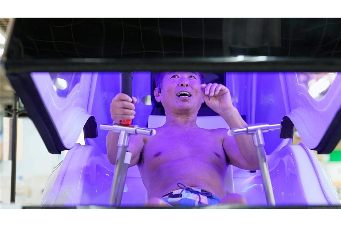 Im Hightechland Japan gibt es jetzt eine Waschmaschine für Menschen.