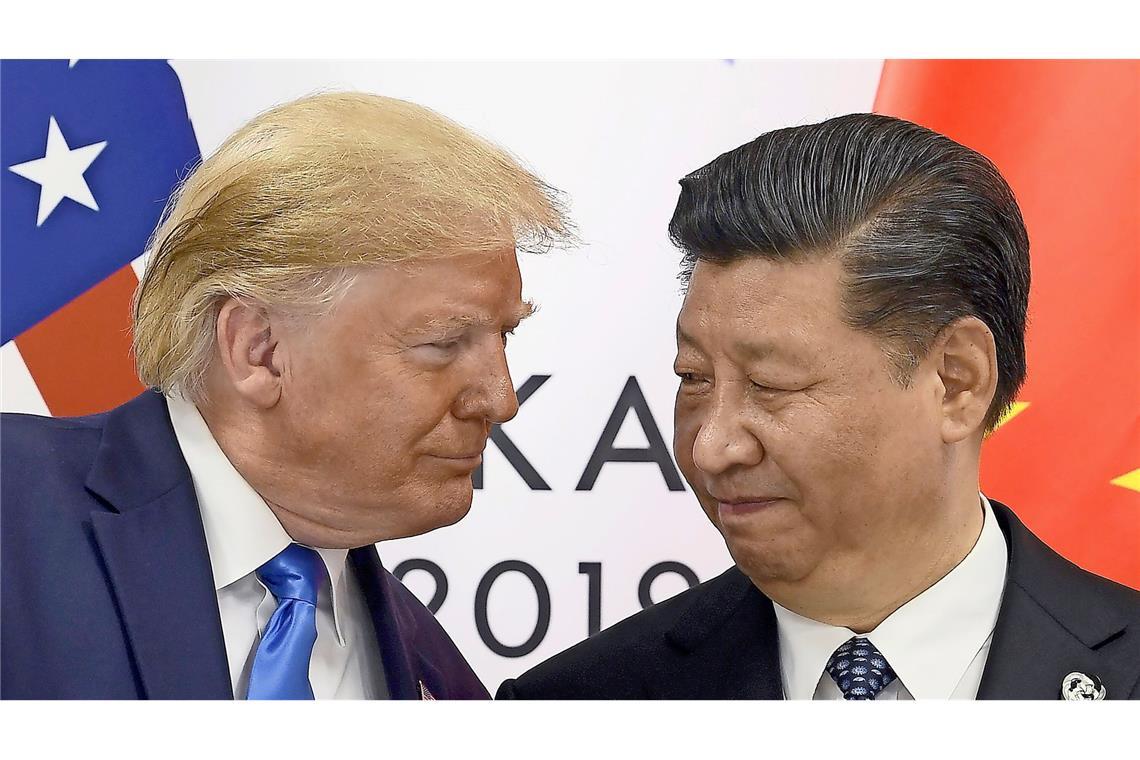 Trump hat Xi zu Amtseinführung im Januar eingeladen Im Jahr 2020 trafen Donald Trump und Xi auf dem G20-Gipfel aufeinander.