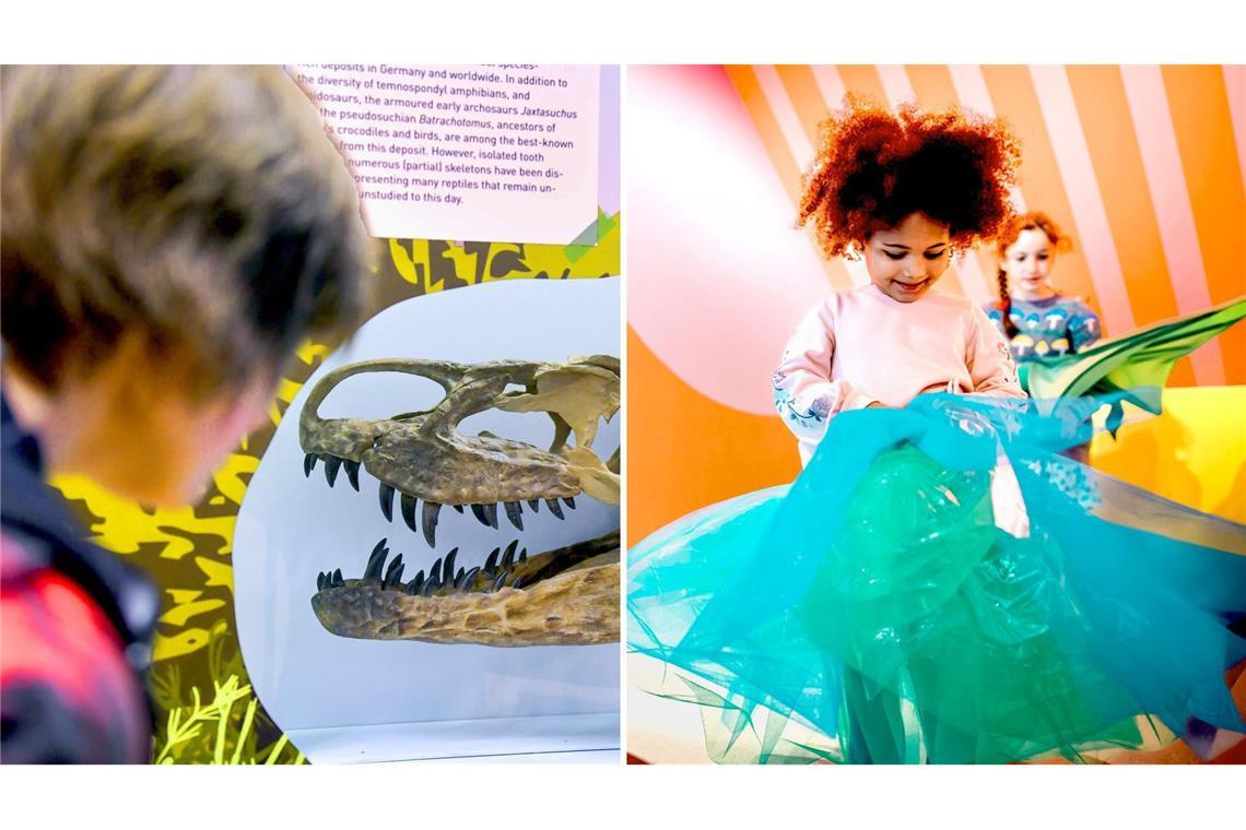Im Löwentormuseum gibt’s eine neue Ausstellung für große und kleine Dino-Fans. Und im Jungen Schloss geht es bunt zu.