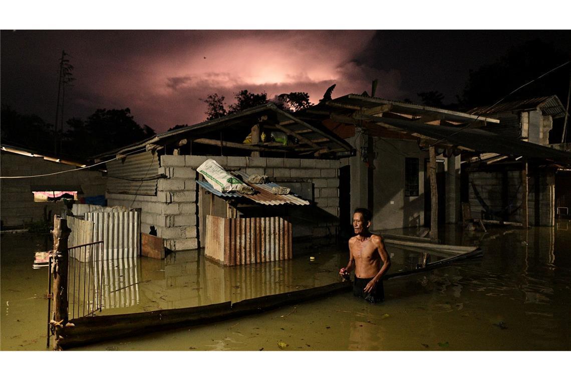 2024 dürfte das wärmste Jahr der Geschichte werden Im November sorgten Taifune vor allem auf den Philippinen für heftige Überschwemmungen. (Archivbild)